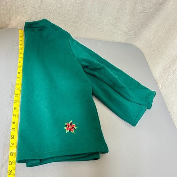 VTG Breckenridge Womens Patchwork Cardigan Size S Christmas Holidays Reindeer - Picture 11 of 12